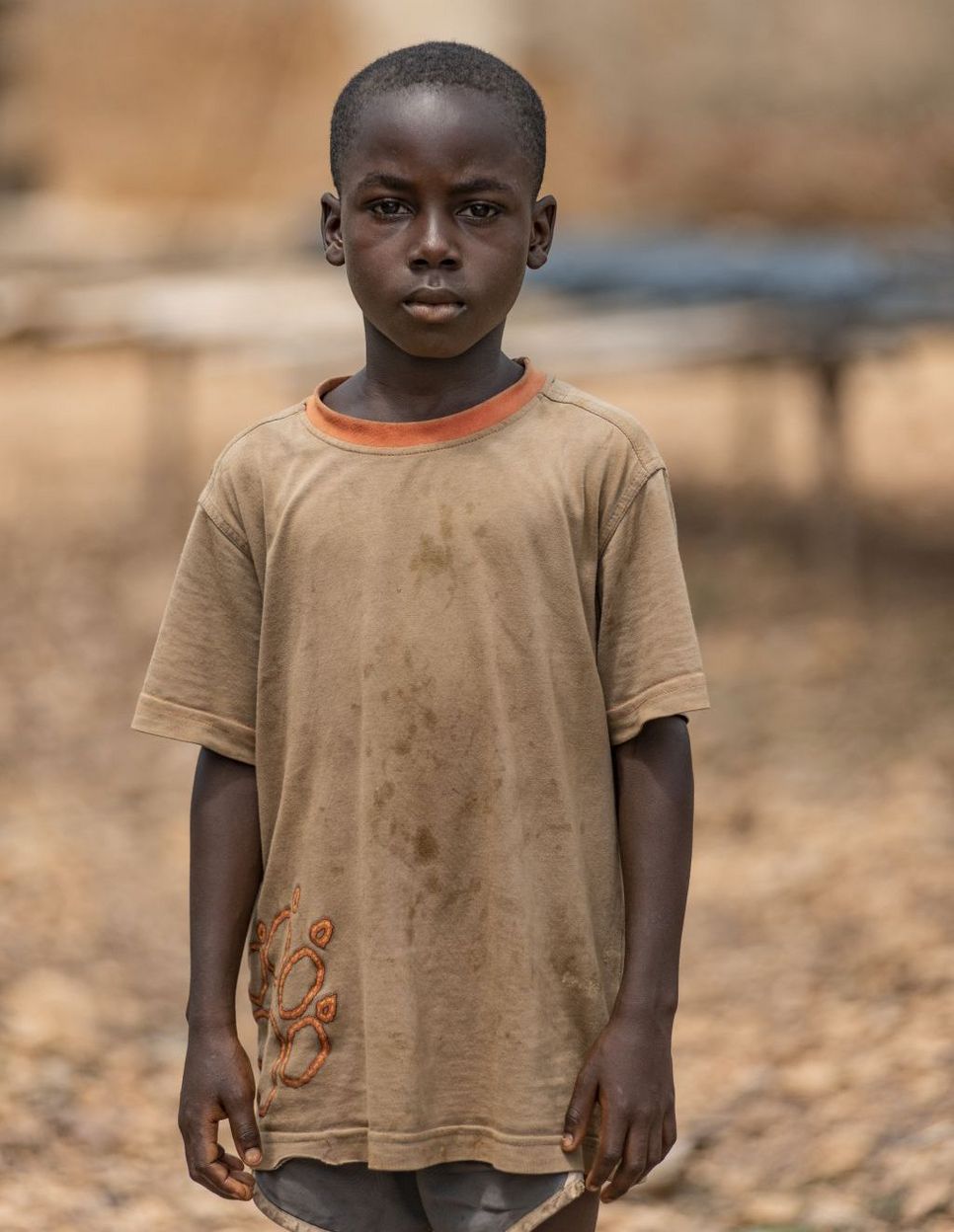 Porträtfoto von Kwabena Odoom, 9 Jahre, aus Ghana